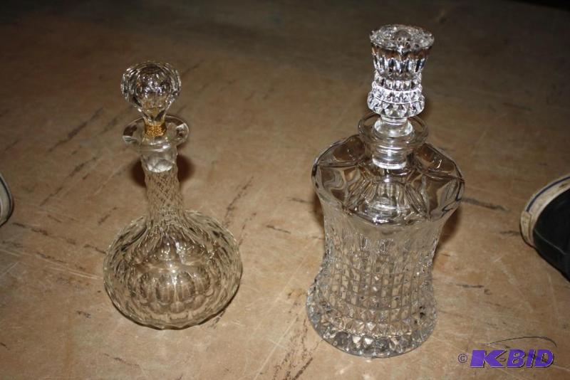 Lot of (2) Including Vintage Cut Glass Decan...