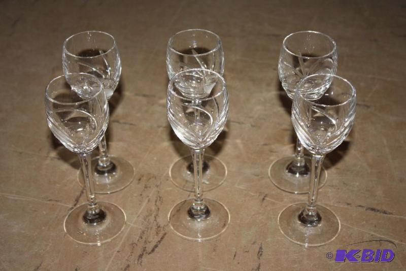 Lot of (6) Vintage Cordial Glasses  &nbsp...