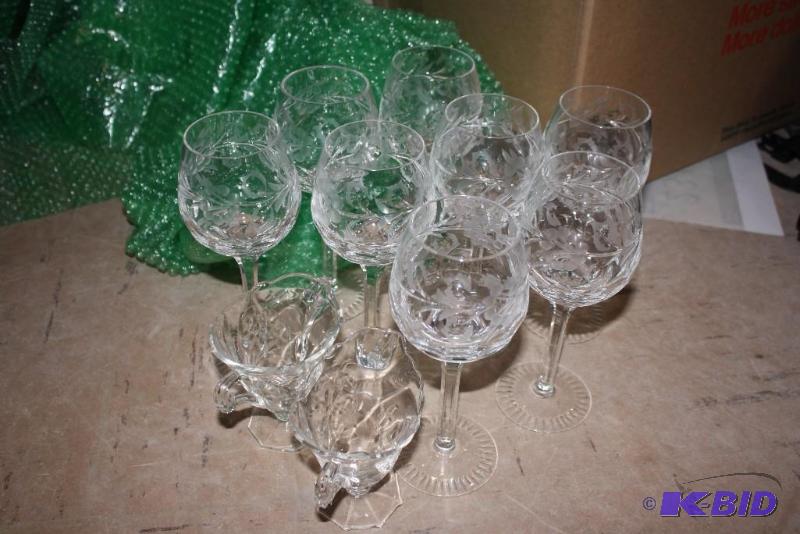 Lot of (10) Including (8) &nbspVintage Crys...