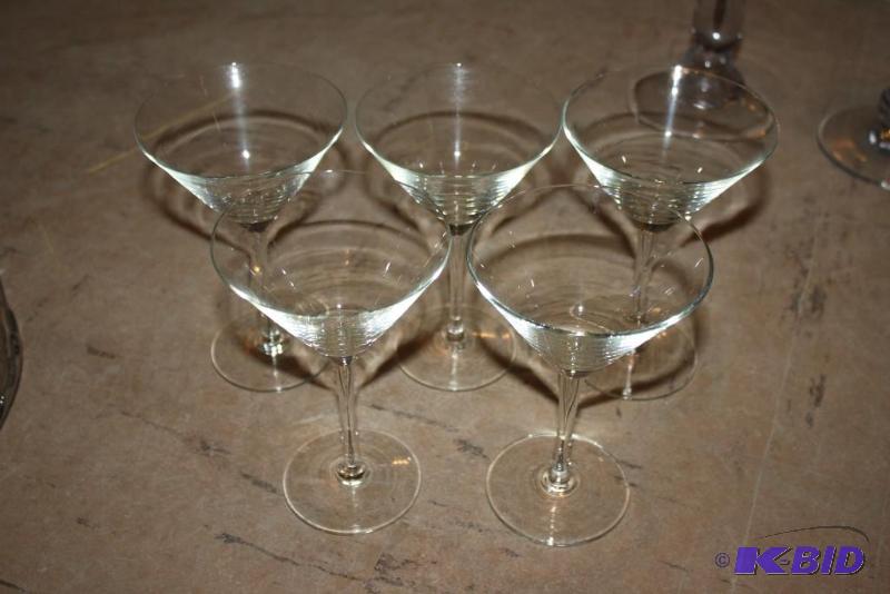 Lot of (5) Vintage Martini Glasses...