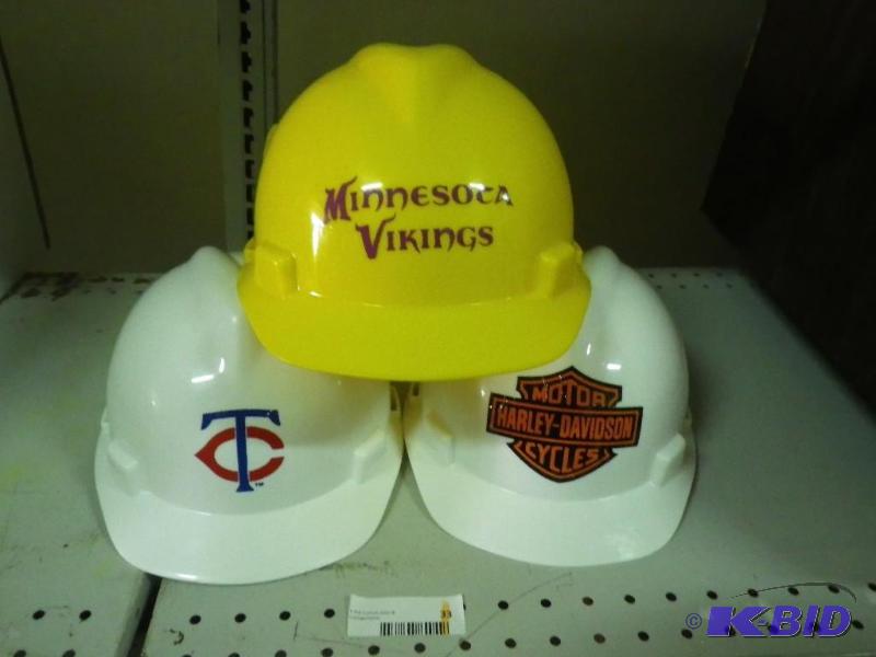 3 collector hardhats...