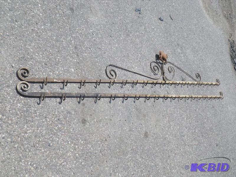 metal bracket hangers...