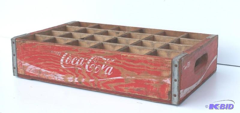 Coca Cola Wood Bottle Carrier&nbsp Red Wood ...
