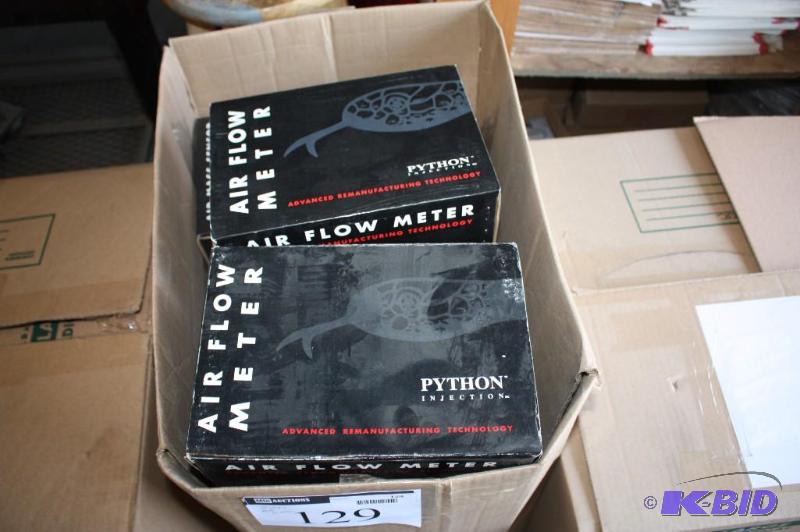 lot 129 image: Lot of (22) Python Injection Inc Brand Air Fl...