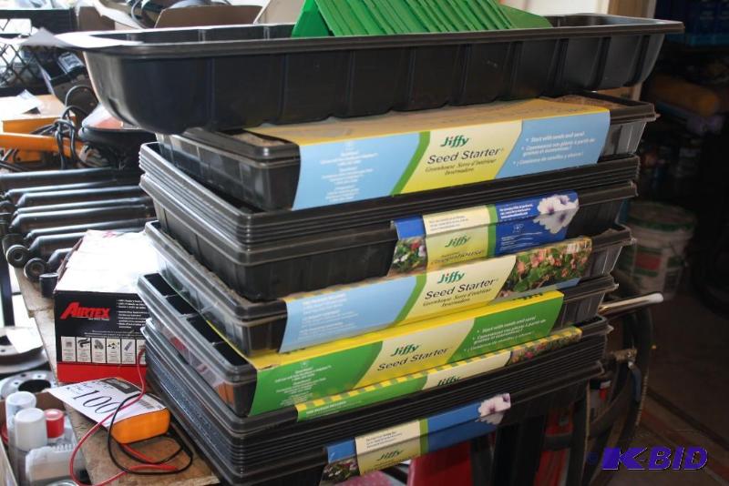 lot 176 image: Lot of (20) Jiffy Brand Garden Seed Starters,...