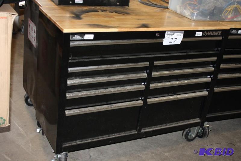 Husky Brand 46 W 9 Drawer Black Out Mob Cloquet Auto