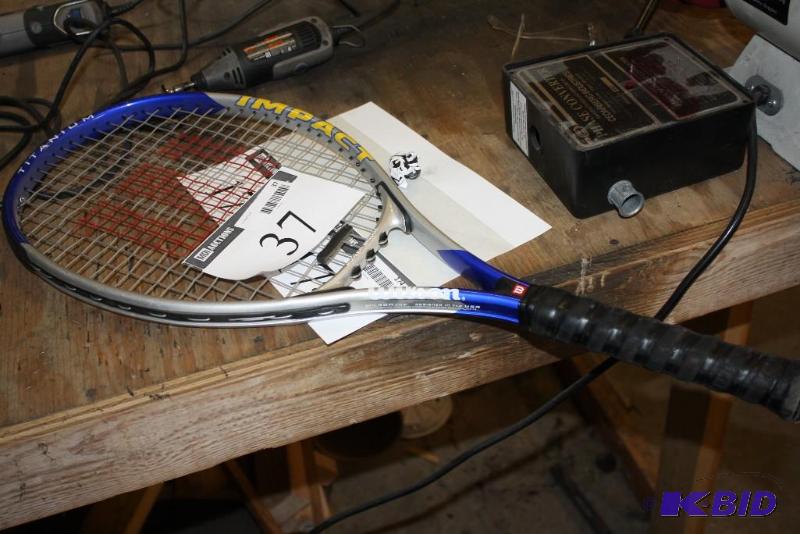 lot 37 image: Wilson Titanium Softshock Cushion&nbspTennis...