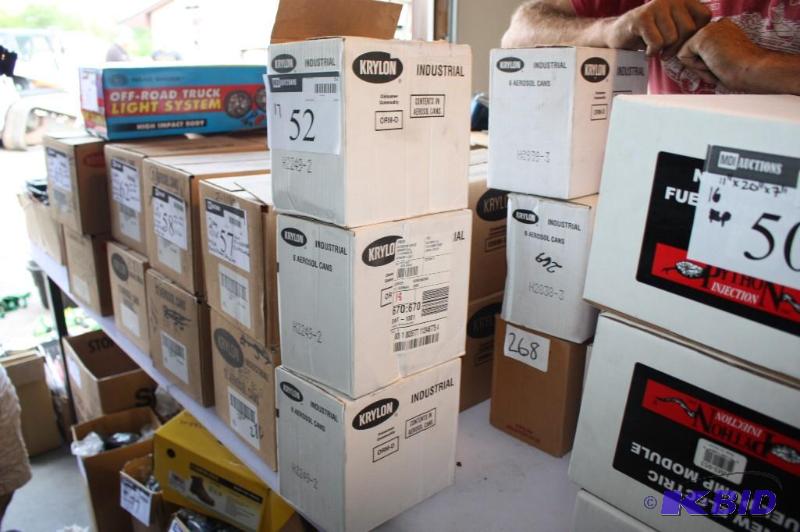 lot 52 image: Lot of (3) Boxes of Krylon 5-Ball InteriorEx...