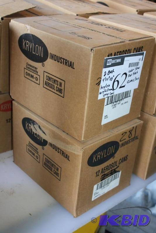 lot 62 image: Lot of (2)&nbspBoxes of Krylon brand Acrylic...