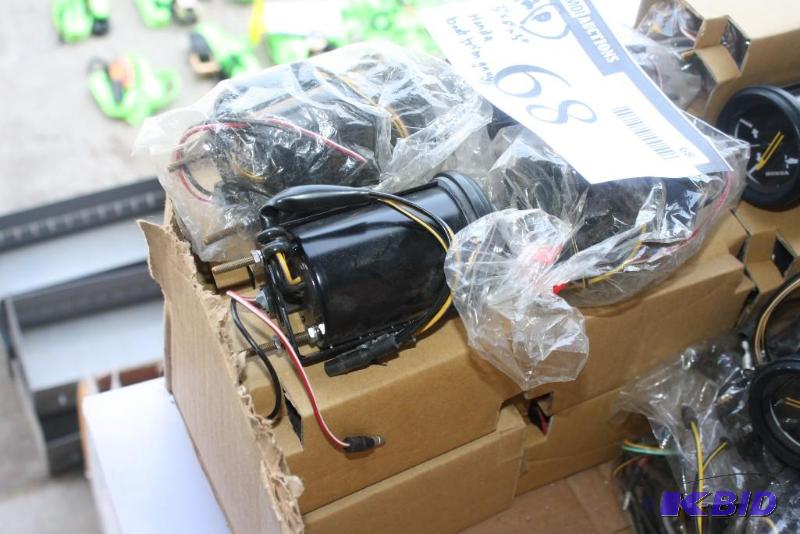 lot 68 image: Lot of (12) Honda brand Boat Trim Gauges...