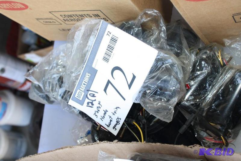 lot 72 image: Lot of (12) Honda brand Boat Trim Gauges...