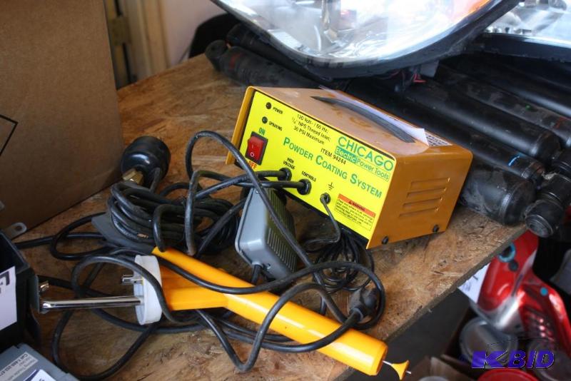 lot 93 image: Chicago Power Tools brand Powder Coating Spra...