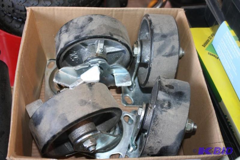lot 99 image: Lot of (4) Casters 5&quotx2"...