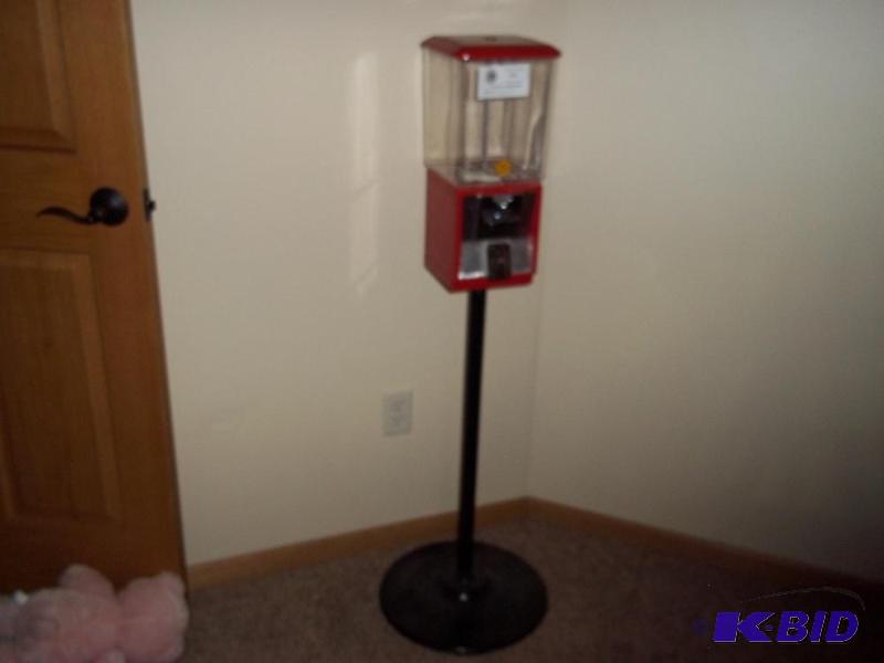 Gum Ball machine on stand...