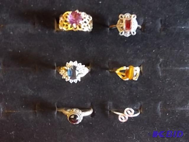 Lot Of 6-Assorted Rings (Some With Stones)...
