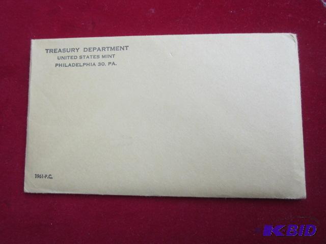 1961 P.C Mint proof set, including silver coi...
