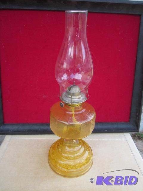 Vintage Risdon P &amp A Eagle oil lamp, Danb...