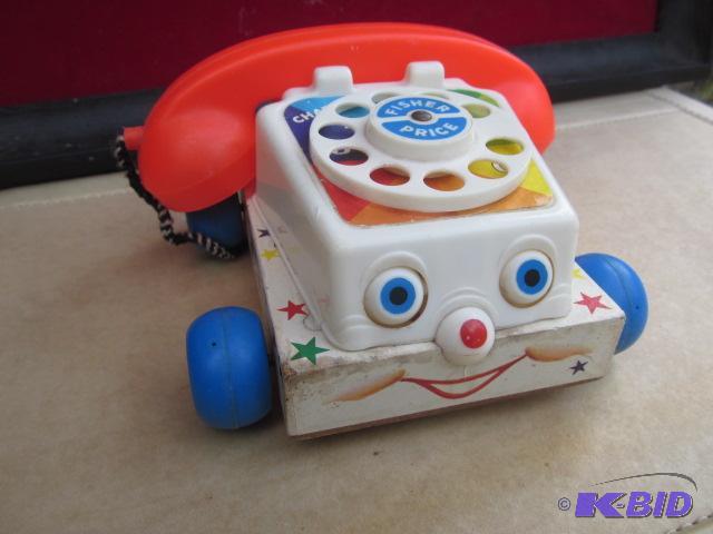 1961 Fisher Price #747 wood and plastic pull ...