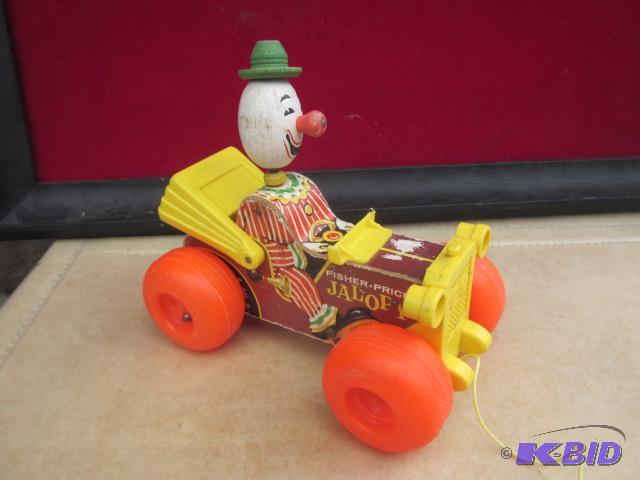 Vintage Fisher Price Jalopy wood and plastic ...