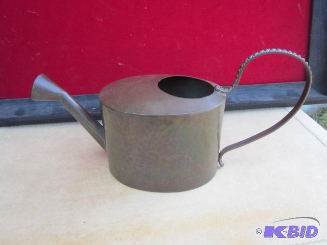 Antique well made hammered solid copper beade...