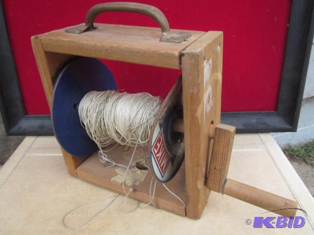 Handmade string spool....