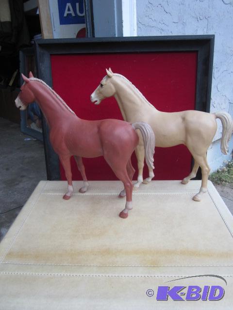 Pair of vintage Marx 1965 Johnny West horses ...