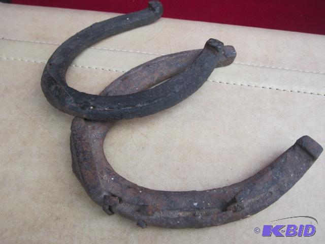 Pair of antique horseshoes.&nbsp...