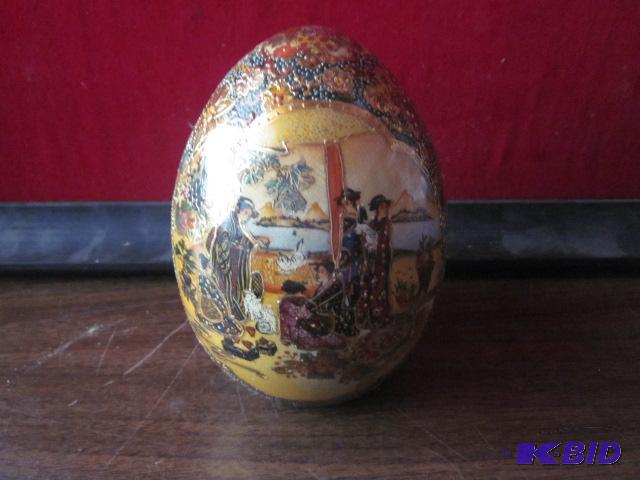 Vintage 6.5 inch porcelain Setsuma highly col...