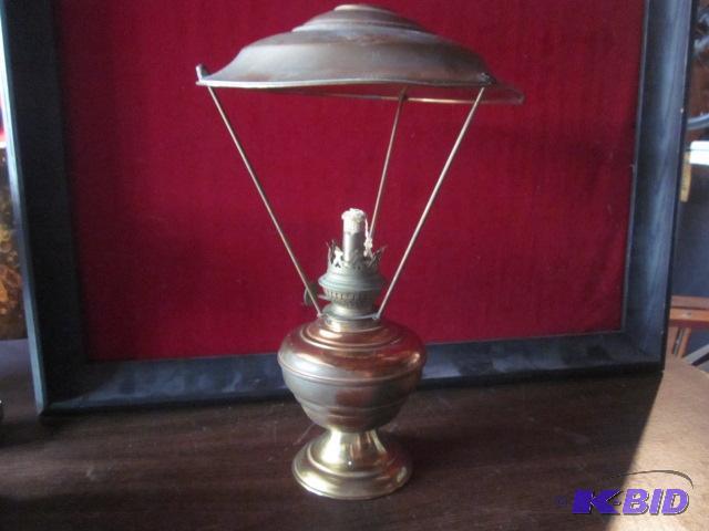 Vintage Kosmos Brenner copper canopy style oi...
