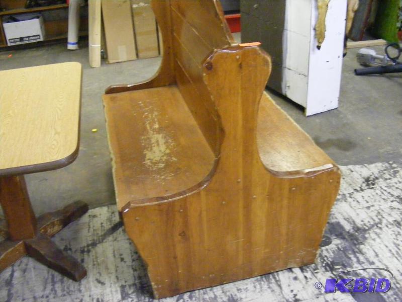 Wooden Booth