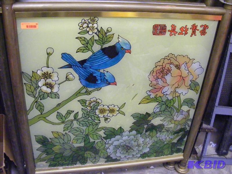 Oriental Painted Glass