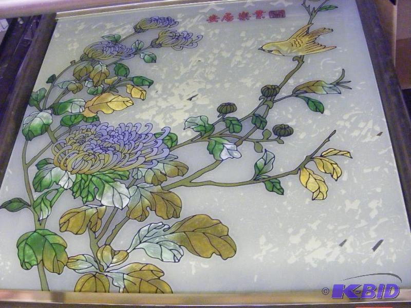 Oriental Painted Glass