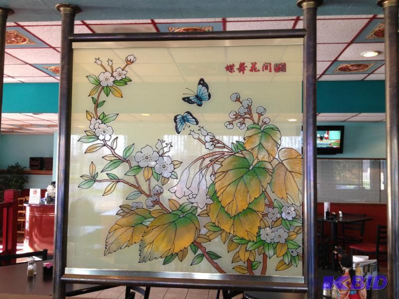 Oriental Painted Glass