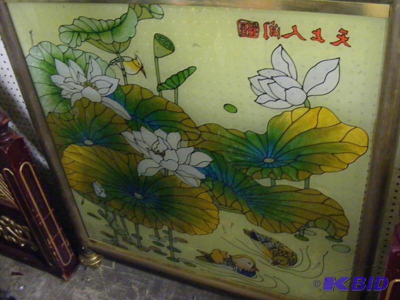 Oriental Painted Glass