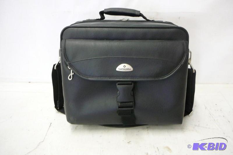 Samsonite&nbspleather&nbspcomputer bag with...