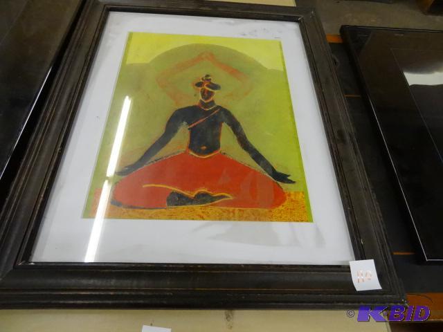 lot 110 image: Framed Print...