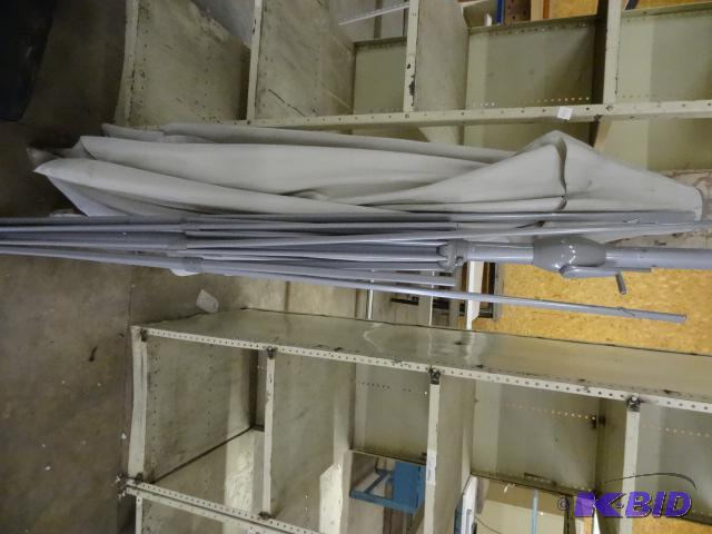 lot 143 image: Patio Umbrella with Extra Frame...
