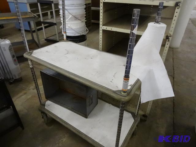 lot 148 image: Cart on Wheels 38 x 20 x 48...