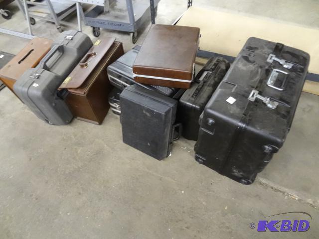 lot 186 image: Pile of Misc. Cases...