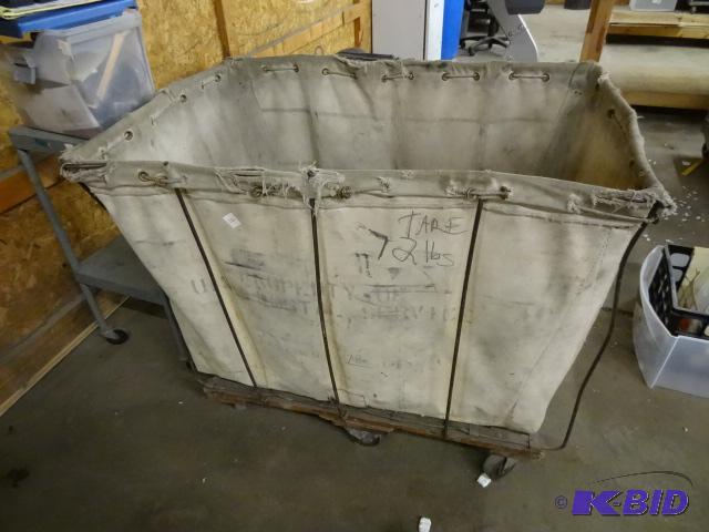 lot 202 image: Large Laundry Cart...