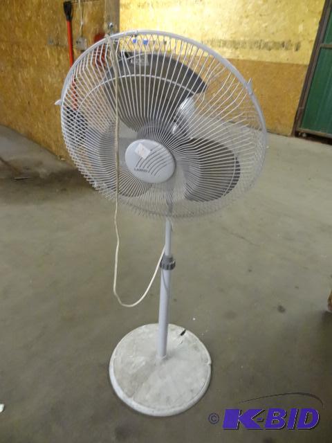lot 203 image: Lasco Pedestal Fan...