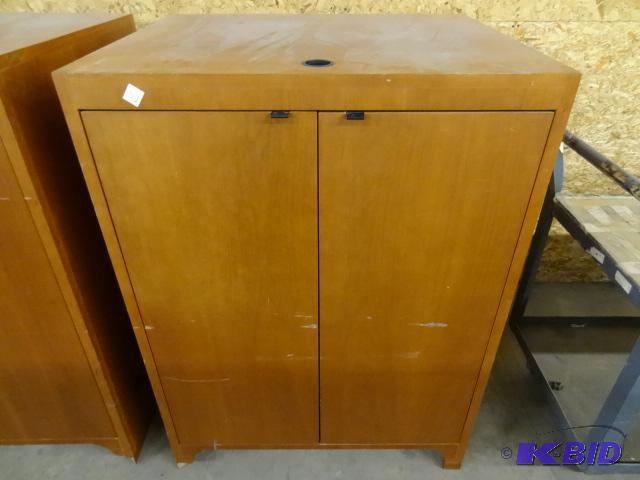 lot 42 image: Laminate AV Cabinet. 36 x 30 x 50 Has Scratch...