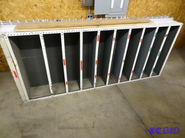 lot 47 image: Metal Shelving Unit 36 x 12 x 87...