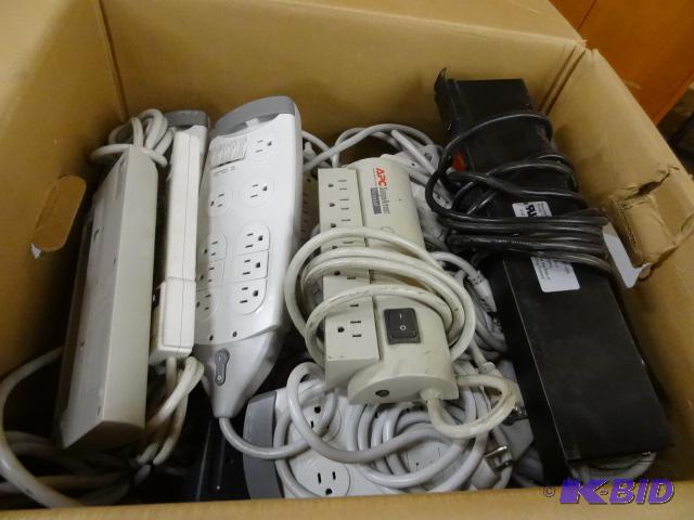 lot 60 image: Box of Outlet Strips...
