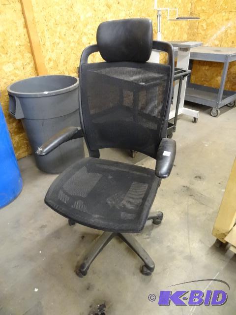 lot 85 image: Office Chair on Wheels...