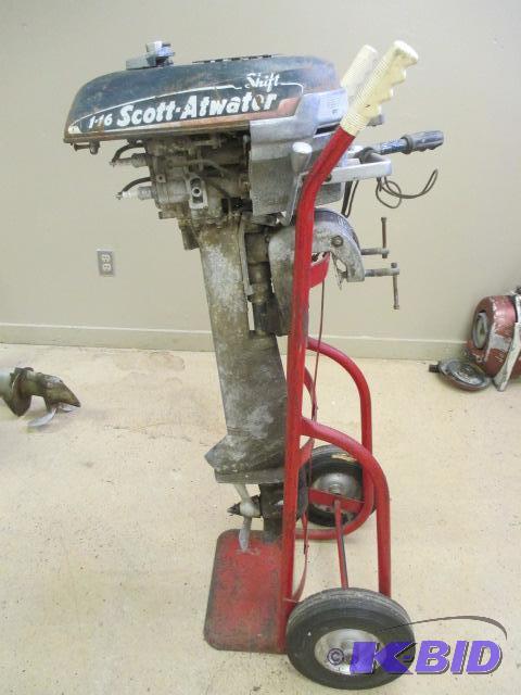 lot 00086 image: Vintage Scott-Atwater Outboard Motor 5hp 1-16