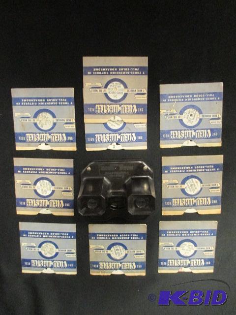 lot 25 image: Vintage Sawyers View Master with 8 Reels Cinderella Snow White