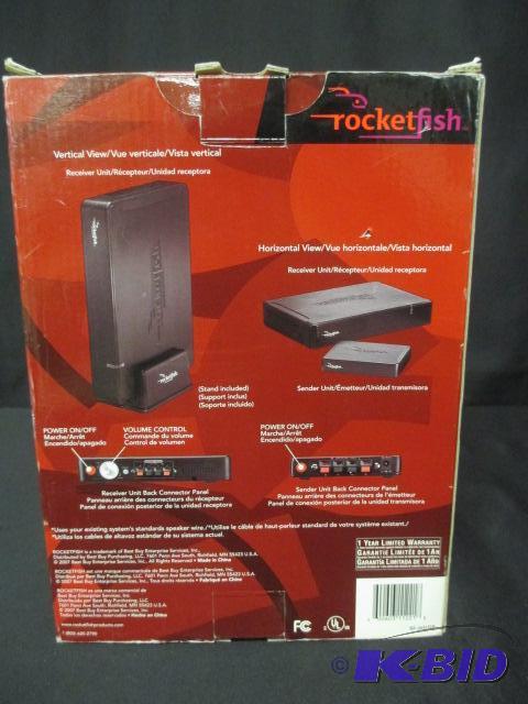 lot 26 image: Brand New Rockfish Universal Wireless Rear Speaker Kit