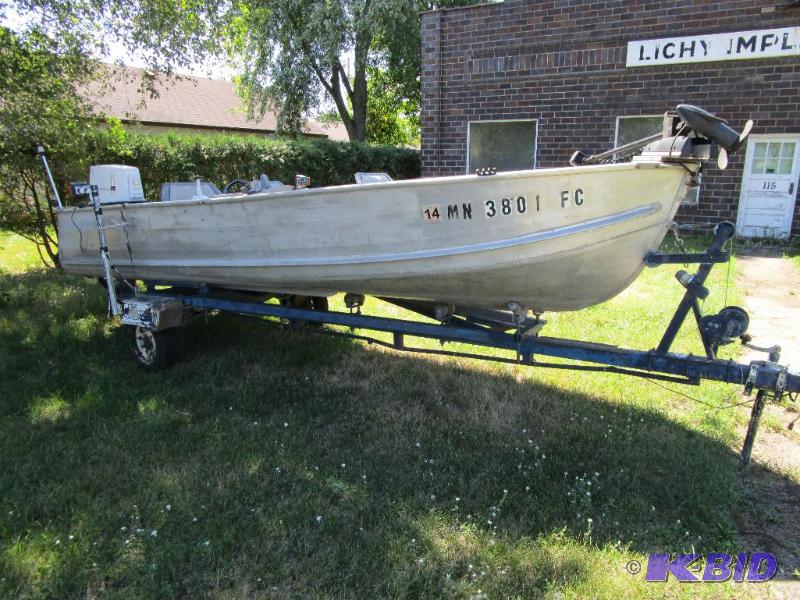 Boat, motor and trailer