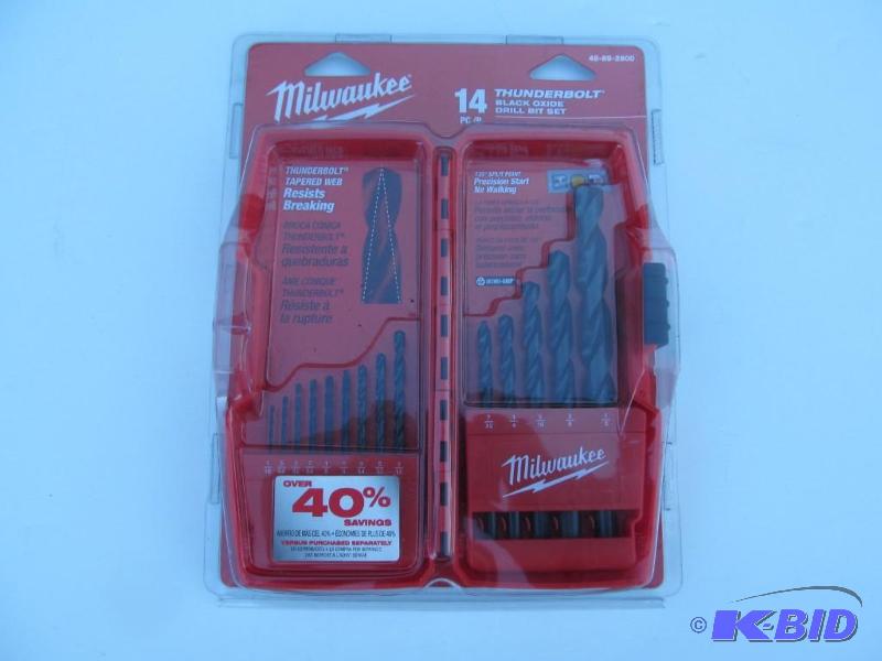 Milwaukee Black Oxide Drill Bit Set